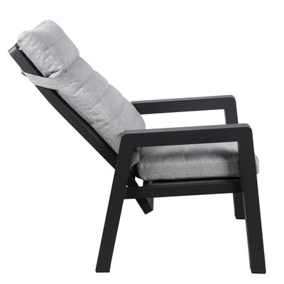 Kölle Hochlehnersessel 'Windsor' inkl. Auflagen, grau