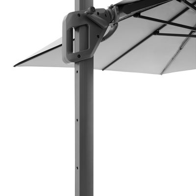 Pendelschirm 'Ravenna HFX', hellgrau, 340 x 270 cm