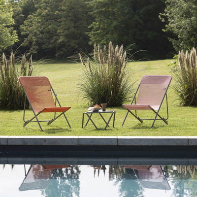 Lafuma Liegestuhl 'Maxi Transat', orange