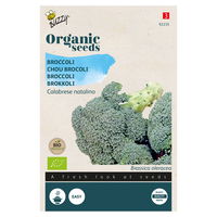 Bio-Saatgut Brokkoli 'Calabrese Natalino', grün