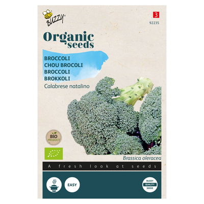 Bio-Saatgut Brokkoli 'Calabrese Natalino', grün