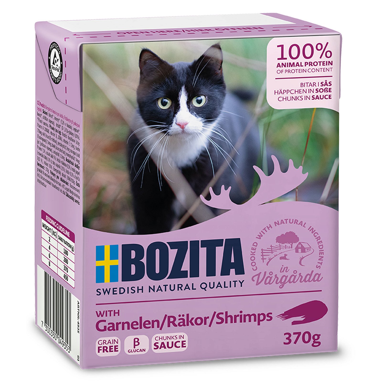 Bozita Katzenfutter, Garnelen, 370 g