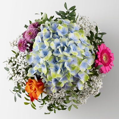 Blumenstrauß 'Sommertraum', handgebunden, Größe S Blumenstrauß 'Sommertraum', handgebunden, Größe S