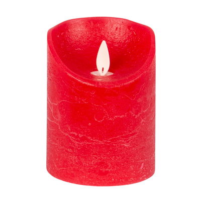 LED Echtwachskerzen 'Magic Flame', rot, 3 Kerzen inkl. Fernbedienung & Batterie LED Echtwachskerzen 'Magic Flame', rot, 3 Kerzen inkl. Fernbedienung & Batterie