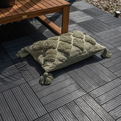 6er-Set Trittplatten 'Cosmopolitan', graphit, 30 x 30 x H 1,5 cm 6er-Set Trittplatten 'Cosmopolitan', graphit, 30 x 30 x H 1,5 cm