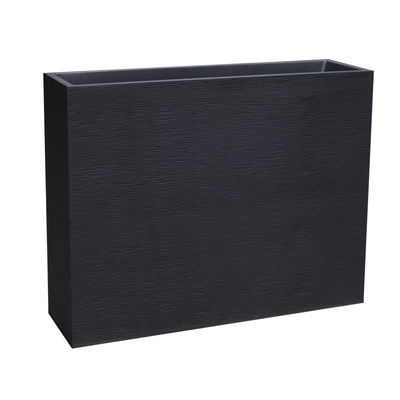 Eda Pflanzkasten 'Graphit Crunch High', anthrazit, ca. 99,5 x 29,5 x H 78,5 cm Eda Pflanzkasten 'Graphit Crunch High', anthrazit, ca. 99,5 x 29,5 x H 78,5 cm