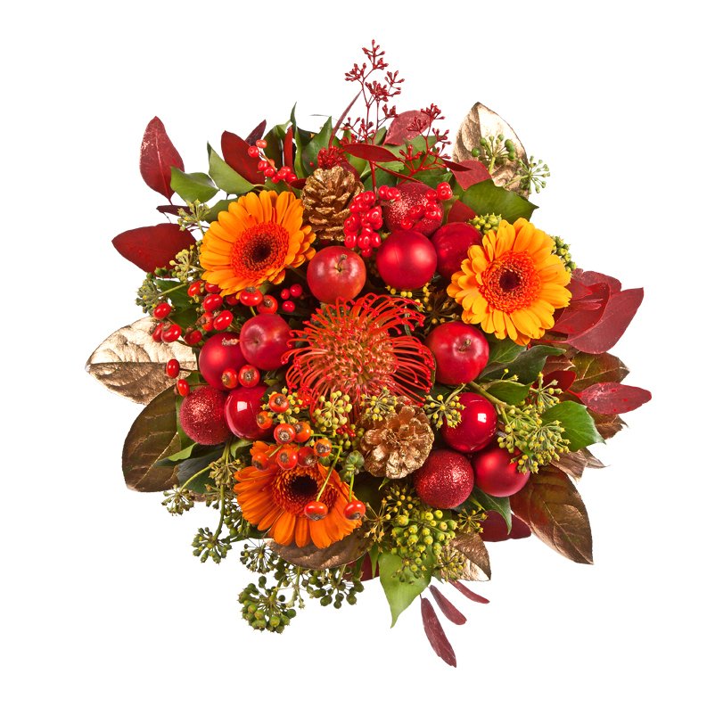 Blumenstrauß 'Bratapfel' inkl. gratis Grußkarte