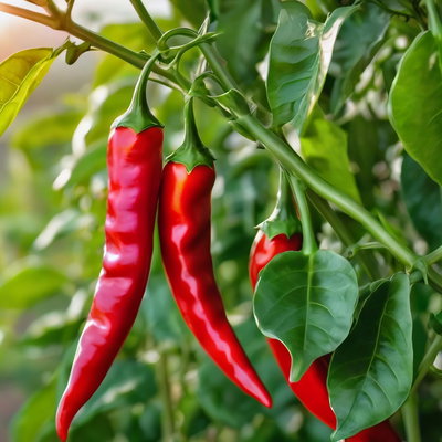 Bio Peperoni 'Hyper', Topf-Ø 12 cm, 3 Pflanzen