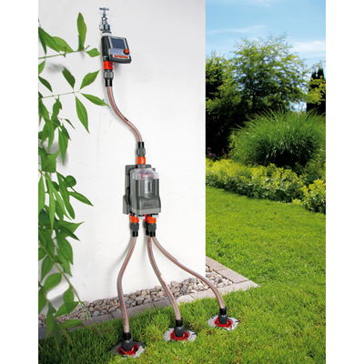 Wasserverteiler, Gardena, bis 6 Anschlussgeräte, für Bewässerungscomputer Wasserverteiler, Gardena, bis 6 Anschlussgeräte, für Bewässerungscomputer