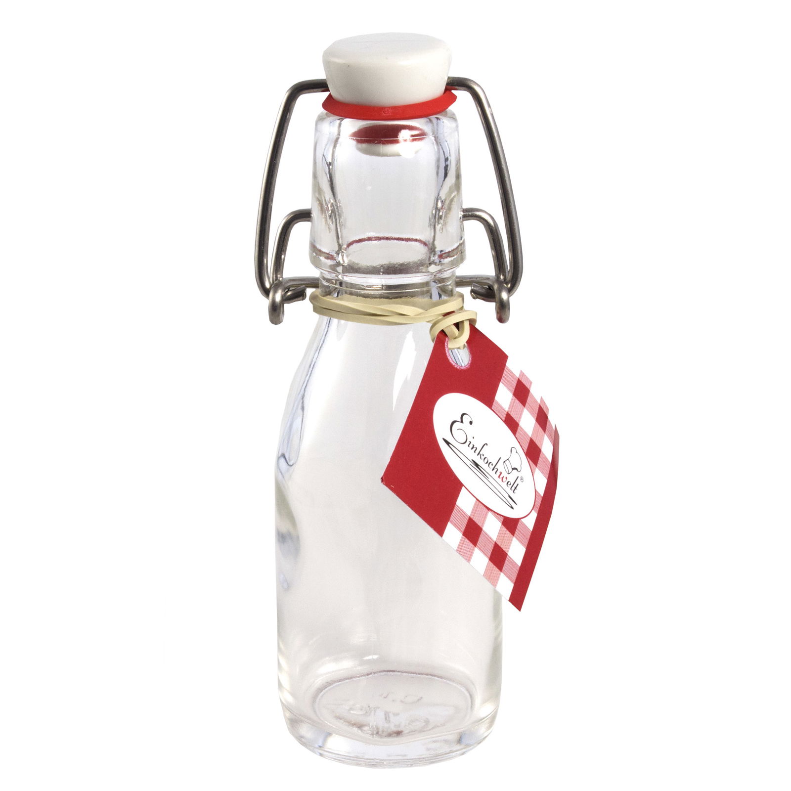 Bügelflasche mit Anhängerkarte, 100 ml