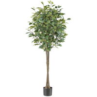 Kunstpflanze Ficus benjamina im Topf, Höhe ca. 125 cm