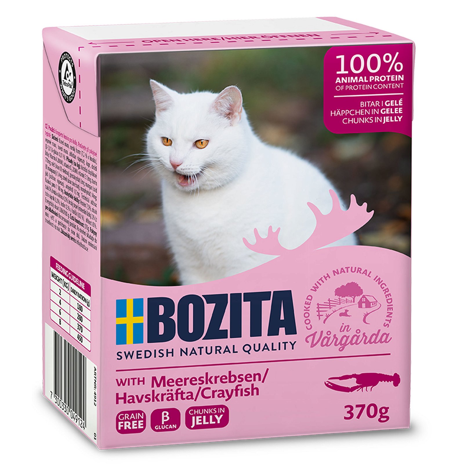 Bozita Katzenfutter, Meereskrabben, 370 g