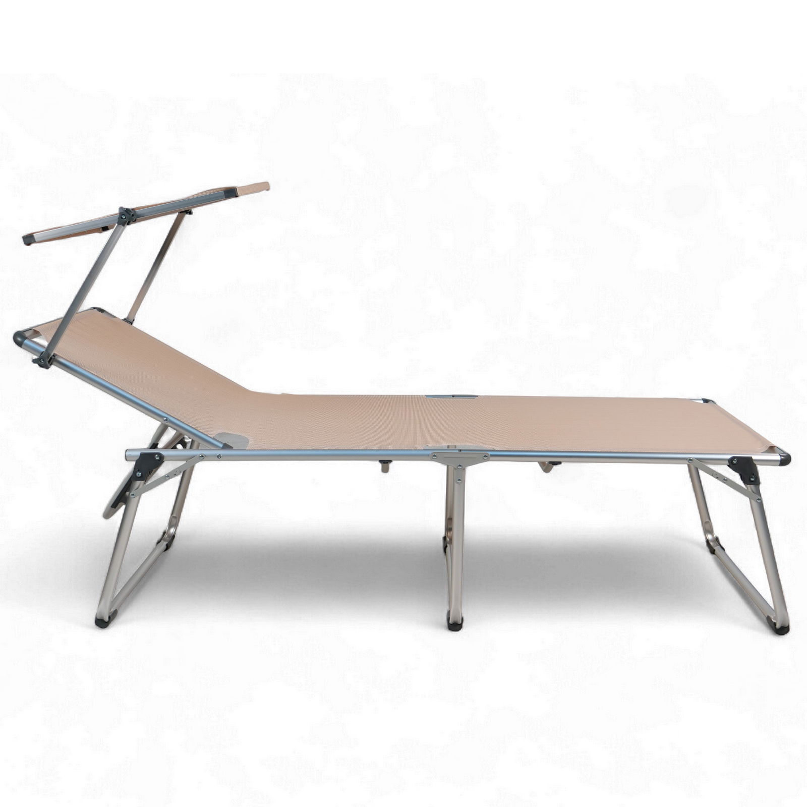 Sungörl Campingliege 'Mykonos Comfort Taupe', taupe