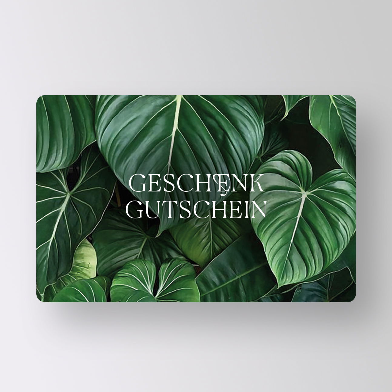 Gutschein-Karte 'Blatt' Gutschein-Karte 'Blatt'