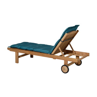 Liegenauflage 'Panama', meeresblau, ca. 200 x 60 cm