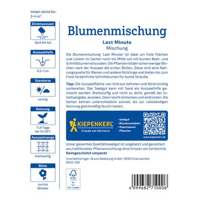 Blumensamen 'Last Minute', Alpenveilchen & Narzissen, rosa & gelb