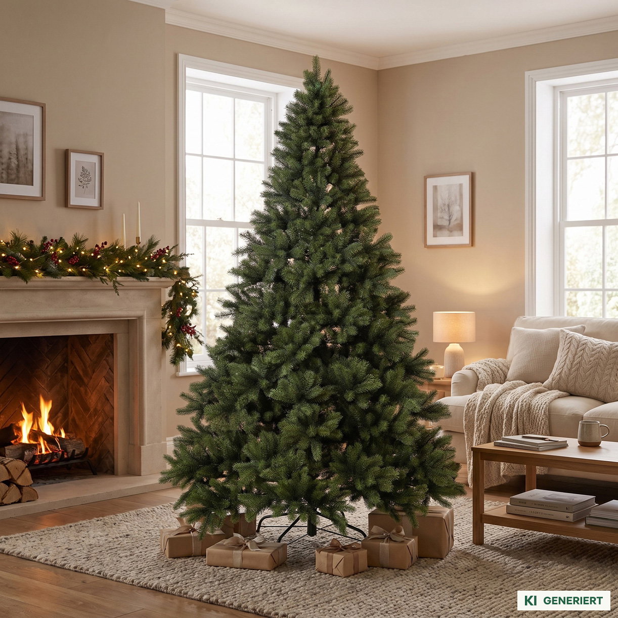 Künstlicher Tannenbaum, Höhe ca. 210 cm
