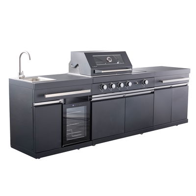 Buschbeck Outdoorküche 'Kingrange', schwarz Buschbeck Outdoorküche 'Kingrange', schwarz