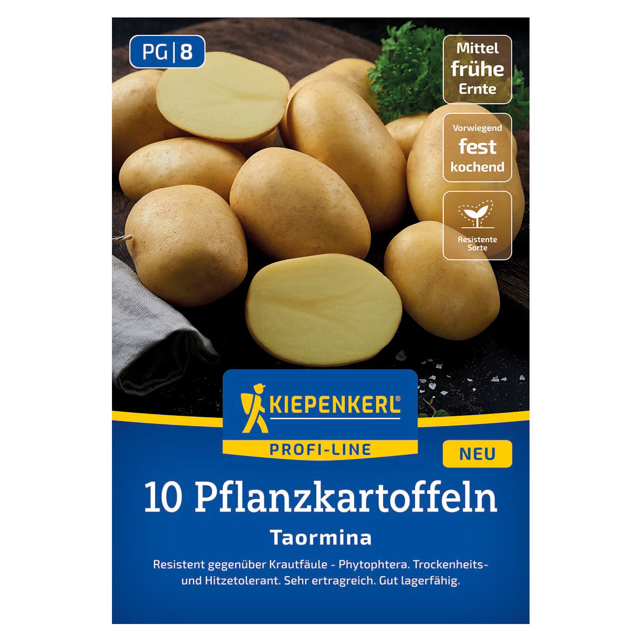Kiepenkerl Pflanzkartoffel 'Taormina', gelb, 10 Kartoffeln
