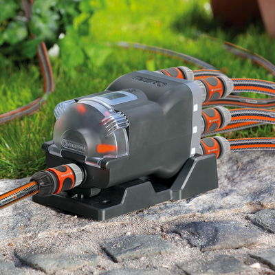 Wasserverteiler, Gardena, bis 6 Anschlussgeräte, für Bewässerungscomputer Wasserverteiler, Gardena, bis 6 Anschlussgeräte, für Bewässerungscomputer
