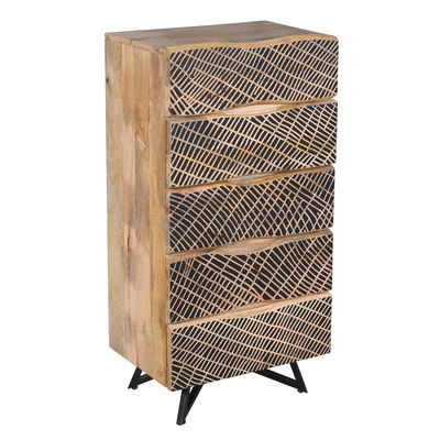 NEPTUN Kommode, natur, Mango, ca. 55 x 38 x 110 cm NEPTUN Kommode, natur, Mango, ca. 55 x 38 x 110 cm