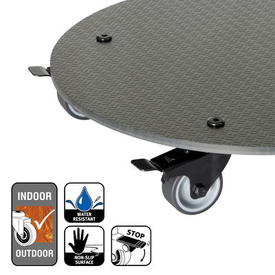 Wagner Multi-Roller 'GH0630', schwarz, ca. Ø 38 cm Wagner Multi-Roller 'GH0630', schwarz, ca. Ø 38 cm