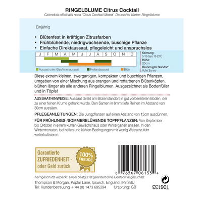Thompson & Morgan Blumensamen Ringelblume 