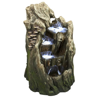 Brunnen aus Polyresin mit Licht, Pumpe und Kabel, ca. 32x32x57 cm Brunnen aus Polyresin mit Licht, Pumpe und Kabel, ca. 32x32x57 cm