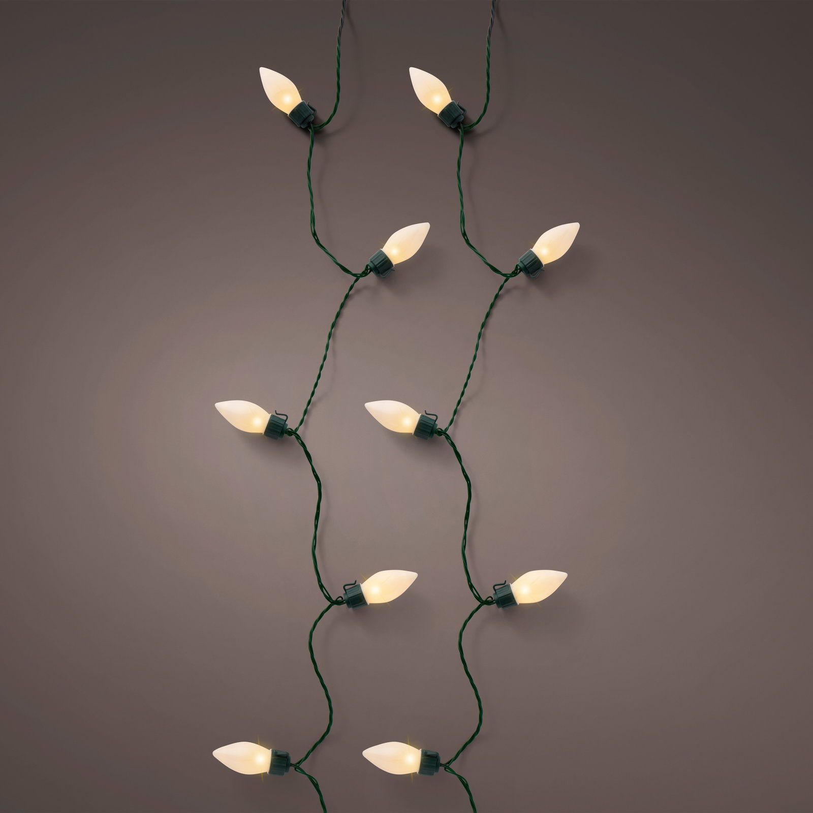 LED-Partylichterkette, 100 softgoldene LEDs, Länge ca. 19,80 m LED-Partylichterkette, 100 softgoldene LEDs, Länge ca. 19,80 m