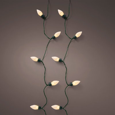 LED-Partylichterkette, 100 softgoldene LEDs, Länge ca. 19,80 m LED-Partylichterkette, 100 softgoldene LEDs, Länge ca. 19,80 m