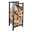 Holzlagerturm aus Carbonstahl, Maße 30 x 24 x 60 cm