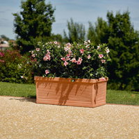 Euro 3 Plast Pflanzkasten 'Tere', terra, ca. 100 x 44 x H 38 cm