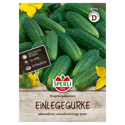 Sperli Saatgut Einlegegurke 'Vorgebirgstrauben', grün Sperli Saatgut Einlegegurke 'Vorgebirgstrauben', grün