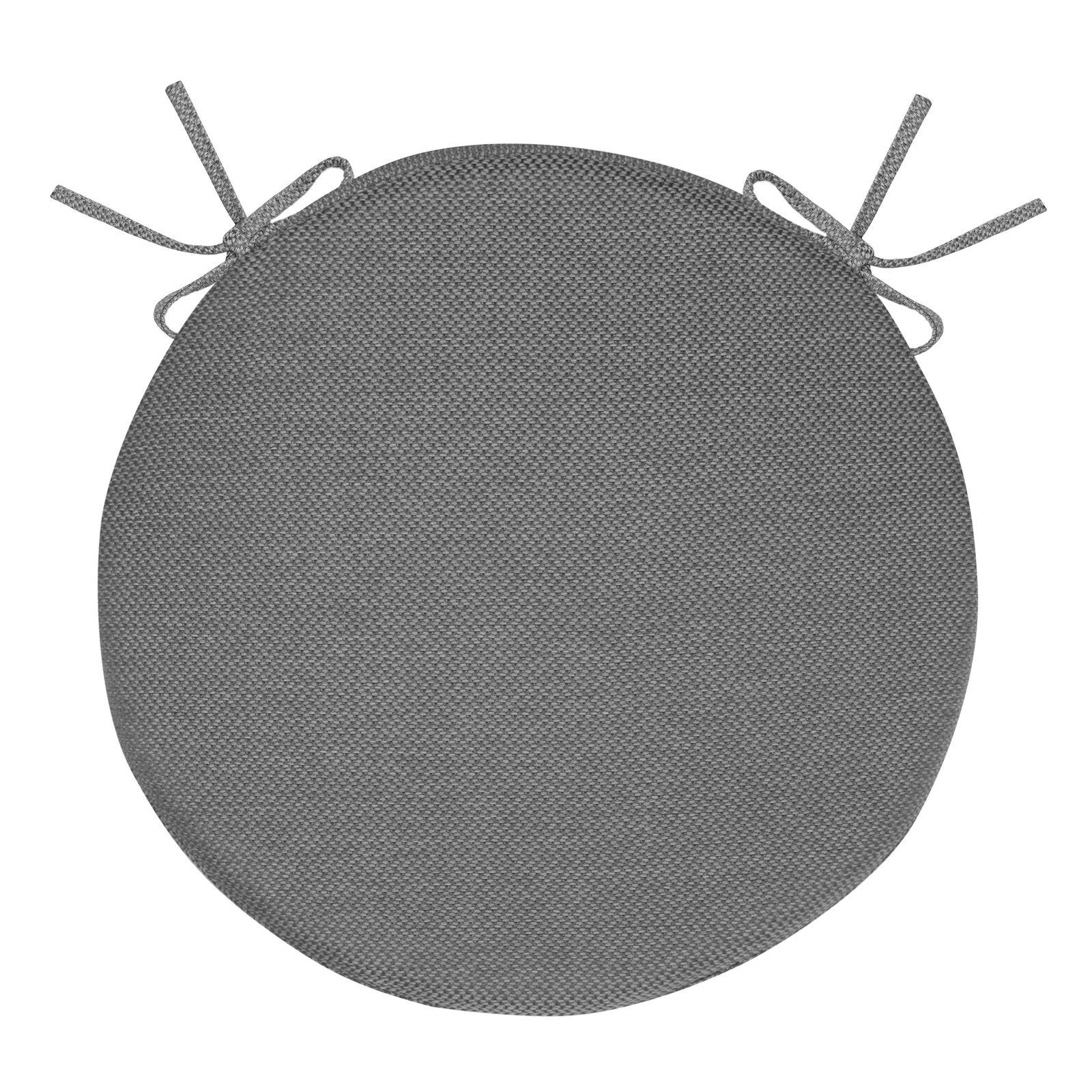 Kölles Beste Sitzkissen 'Twist', grau, ca. Ø 38 cm