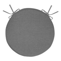 Kölles Beste Sitzkissen 'Twist', grau, ca. Ø 38 cm