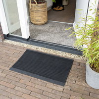 Kölle Fußmatte 'Rubber Line Black', ca. 45 x 75 cm