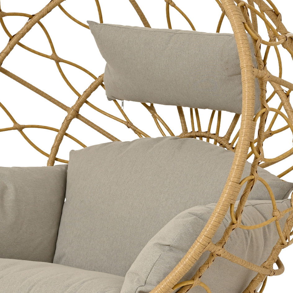 Drehsessel 'Santa Teresa' inkl. Kissen, natur