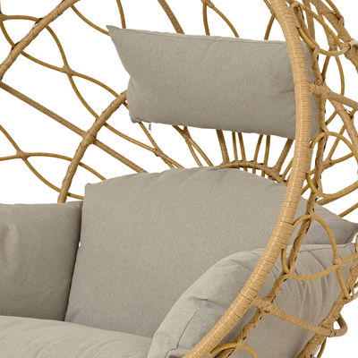 Drehsessel 'Santa Teresa' inkl. Kissen, natur