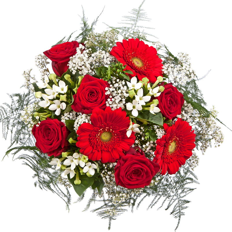 Blumenstrauß 'Liebesüberraschung' inkl. gratis Grußkarte