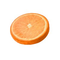 Doppler Sitzkissen Orange rund, Ø ca. 38 cm