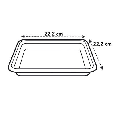 Elho Untersetzer 'Loft Urban square 22', anthrazit, ca. 22 x 22 x H 3 cm Elho Untersetzer 'Loft Urban square 22', anthrazit, ca. 22 x 22 x H 3 cm