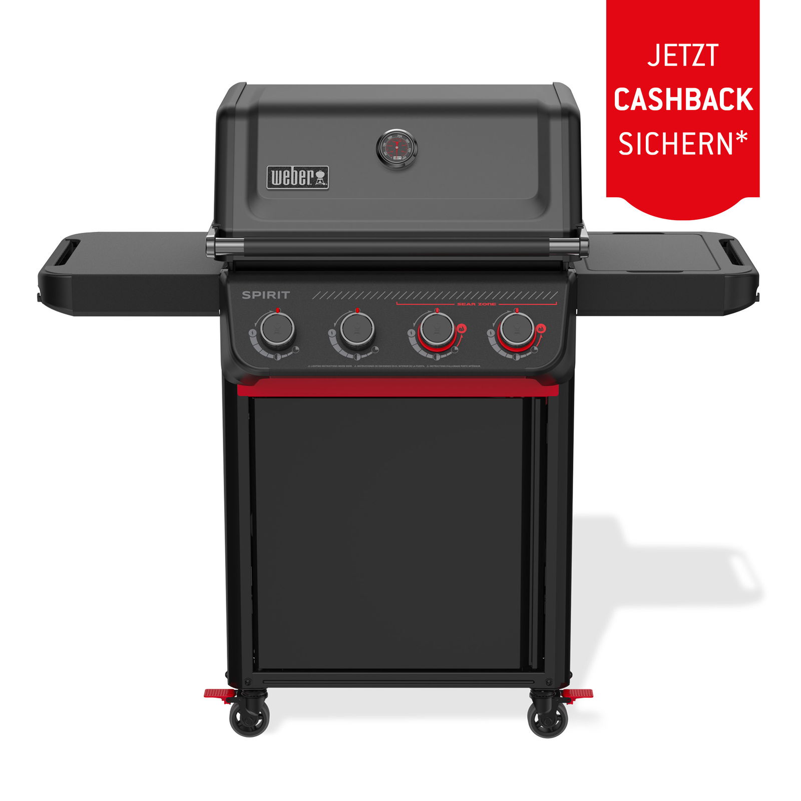Weber Gasgrill 'Spirit E-425C Stealth', schwarz Weber Gasgrill 'Spirit E-425C Stealth', schwarz