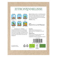 Kölle Bio Saatgut Zitronenmelisse, grün