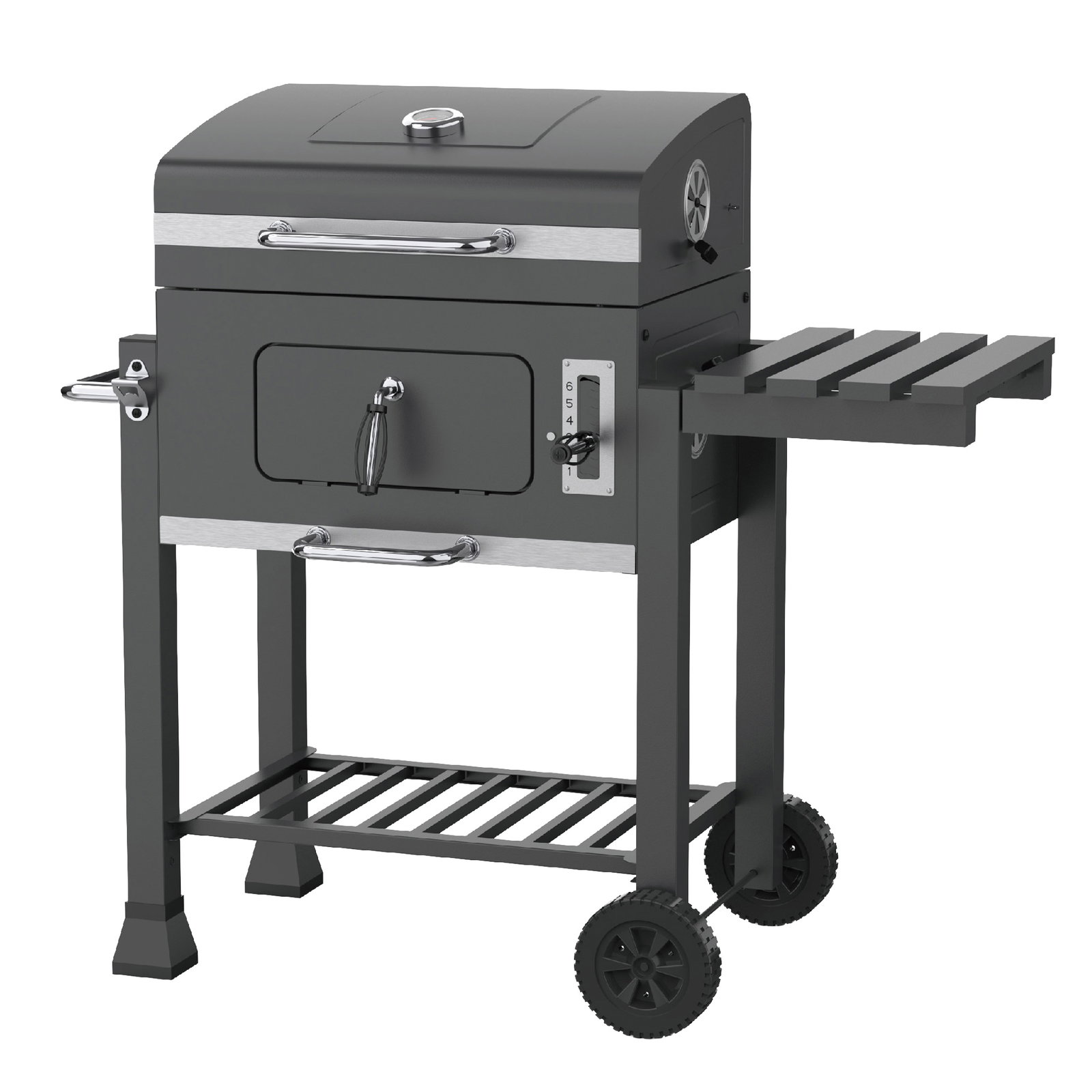 Holzkohlegrill 'Fuego', dunkelgrau Holzkohlegrill 'Fuego', dunkelgrau