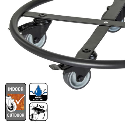 Wagner Multi-Roller 'GH7012', schwarz, ca. Ø 38 cm Wagner Multi-Roller 'GH7012', schwarz, ca. Ø 38 cm