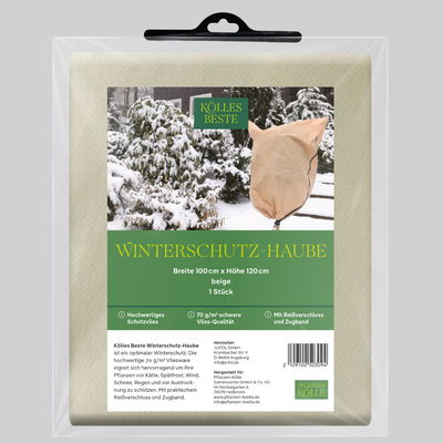 Winterschutz-Vlieshaube, beige, 100 x 120 cm Winterschutz-Vlieshaube, beige, 100 x 120 cm