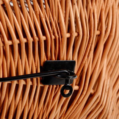 Silvio Design Katzen-Transportbox natur, mit Kissen braun