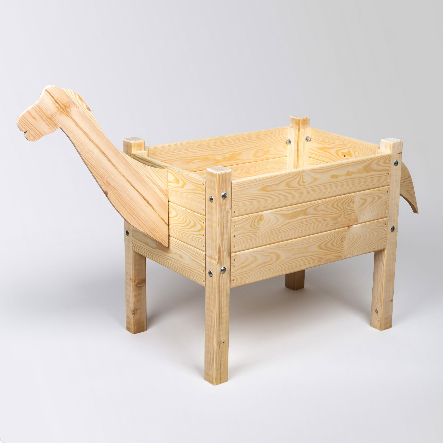 Kölle Kinderhochbeet 'Dino', natur, ca. 63 x 43 x H55 cm