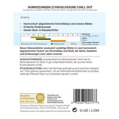 Thompson & Morgan Blumensamen Hundszunge Chill Out