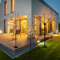 LED Baum, warmweiß, schwarz, Höhe ca. 120 cm